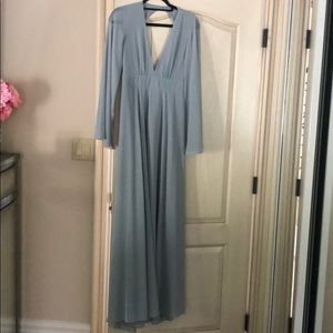 Show me your mumu small blue bridesmaid dress